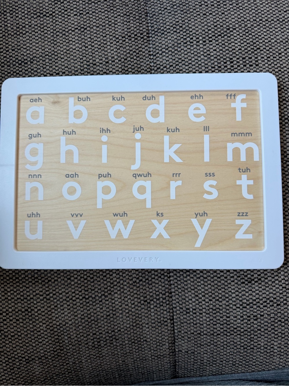 LOVEVERY letter board